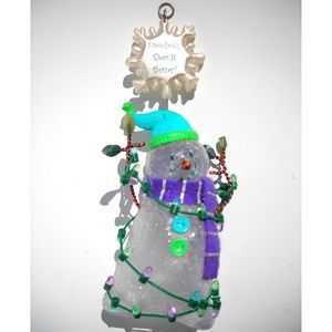 🦋 Hallmark Christmas Ornament Snowbody Does It Better! Snowman’s Land QP1119